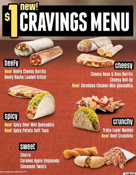 Apr 20, 2023 This is what value menus are all about. . Taco bell value menu